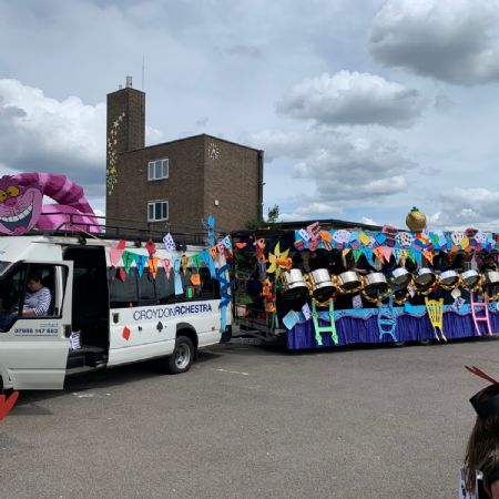 Carnival Float Ready for a Tea Party !